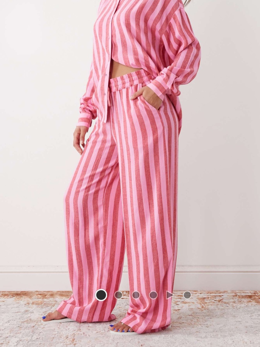 Noisy May Linen Mix Pants